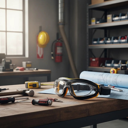 Lunettes de sécurité Forgea-Protection Anti-Poussière,Chocs & Produits Chimiques